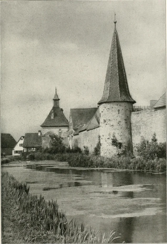 An illustration from Deutsche Baukunst des Mittelalters und der Renaissance : Old German architecture: Ancienne architecture Allemande, 1920, leaf 84