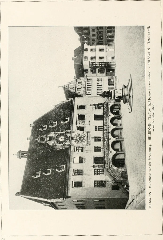 An illustration from Deutsche Baukunst des Mittelalters und der Renaissance : Old German architecture: Ancienne architecture Allemande, 1920, leaf 93