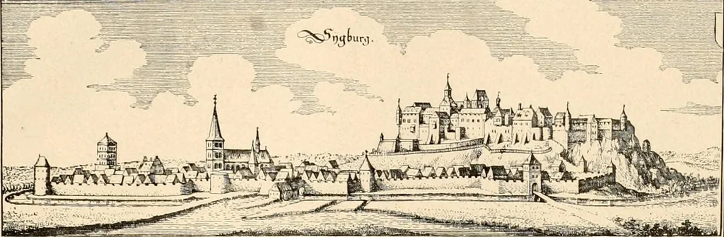 An illustration from Deutsche Baukunst des Mittelalters und der Renaissance = old German architecture, 1922, leaf 10