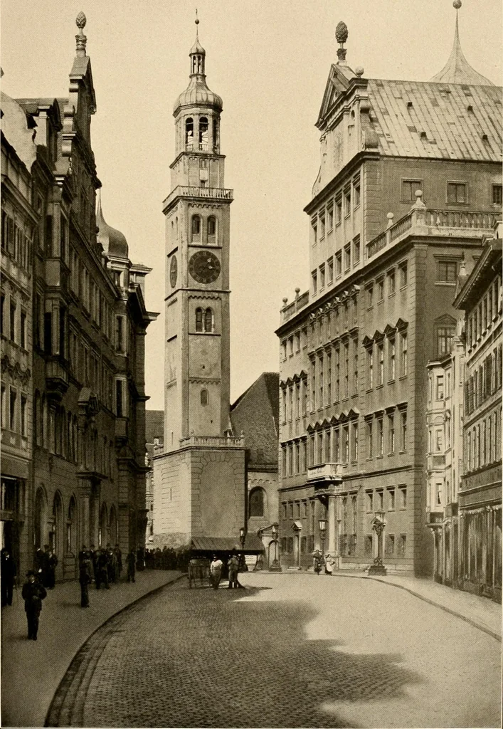 An illustration from Deutsche Baukunst des Mittelalters und der Renaissance = old German architecture, 1922, leaf 102