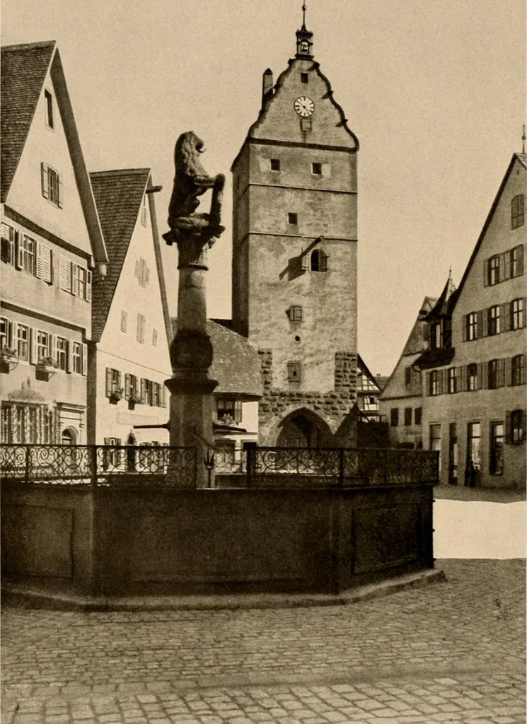 An illustration from Deutsche Baukunst des Mittelalters und der Renaissance = old German architecture, 1922, leaf 109