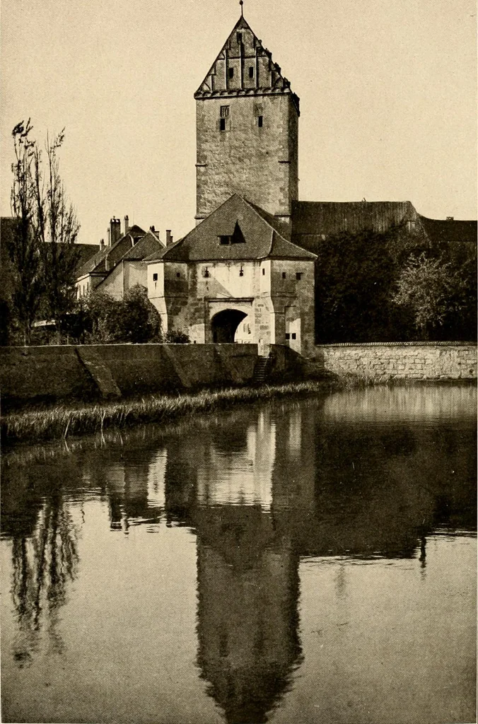 An illustration from Deutsche Baukunst des Mittelalters und der Renaissance = old German architecture, 1922, leaf 110
