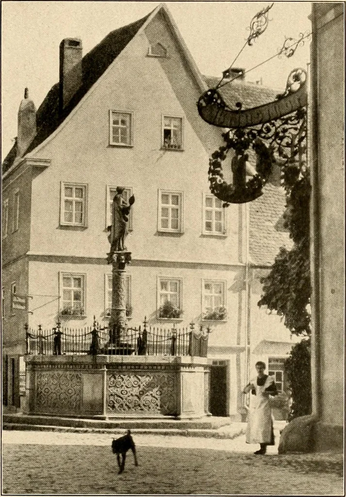 An illustration from Deutsche Baukunst des Mittelalters und der Renaissance = old German architecture, 1922, leaf 120