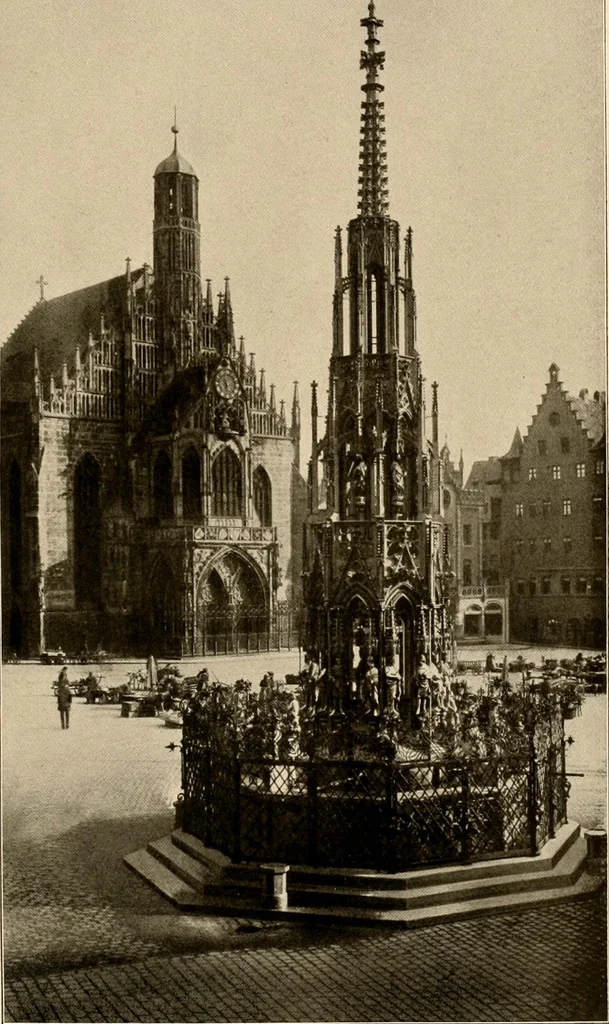 An illustration from Deutsche Baukunst des Mittelalters und der Renaissance = old German architecture, 1922, leaf 124