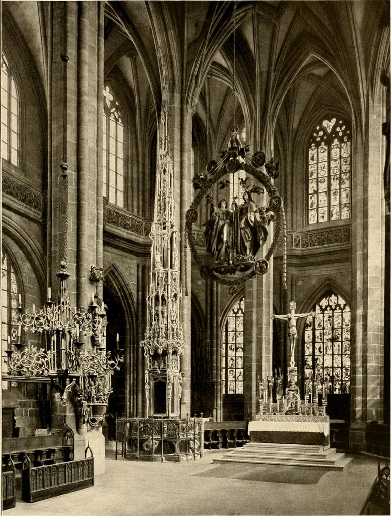 An illustration from Deutsche Baukunst des Mittelalters und der Renaissance = old German architecture, 1922, leaf 126