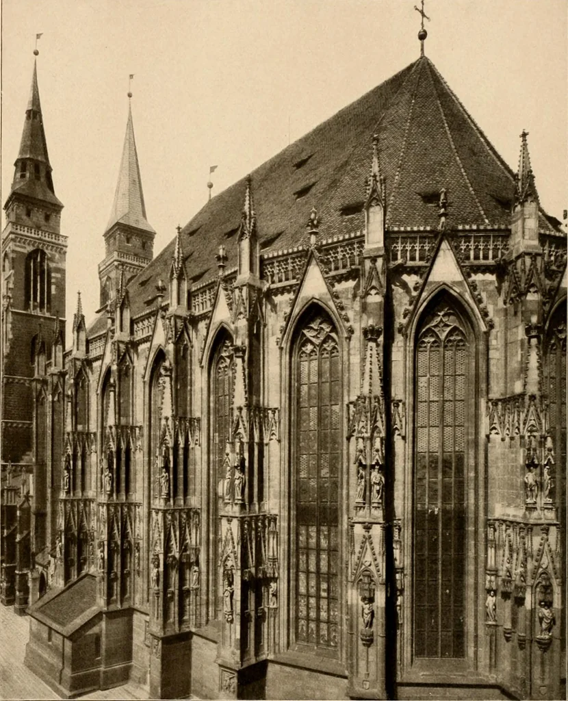 An illustration from Deutsche Baukunst des Mittelalters und der Renaissance = old German architecture, 1922, leaf 127