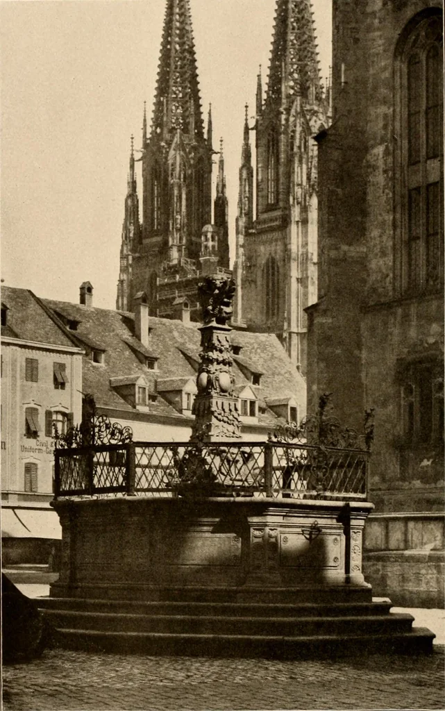 An illustration from Deutsche Baukunst des Mittelalters und der Renaissance = old German architecture, 1922, leaf 133