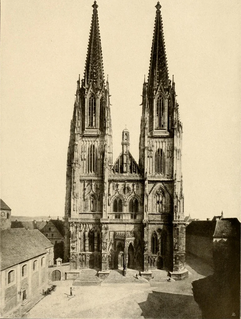 An illustration from Deutsche Baukunst des Mittelalters und der Renaissance = old German architecture, 1922, leaf 134