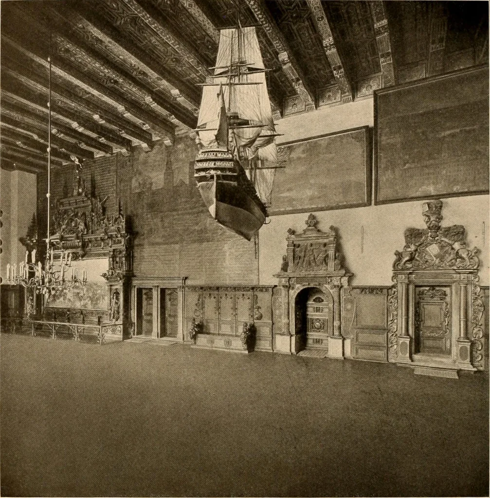An illustration from Deutsche Baukunst des Mittelalters und der Renaissance = old German architecture, 1922, leaf 169