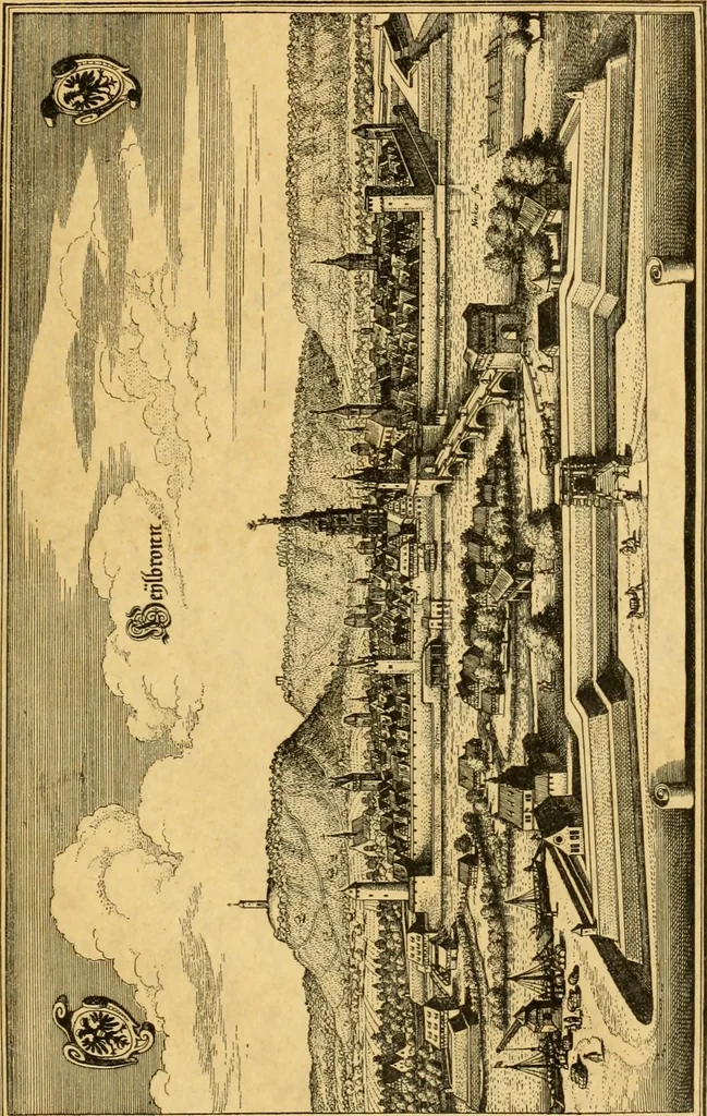 An illustration from Deutsche Baukunst des Mittelalters und der Renaissance = old German architecture, 1922, leaf 200
