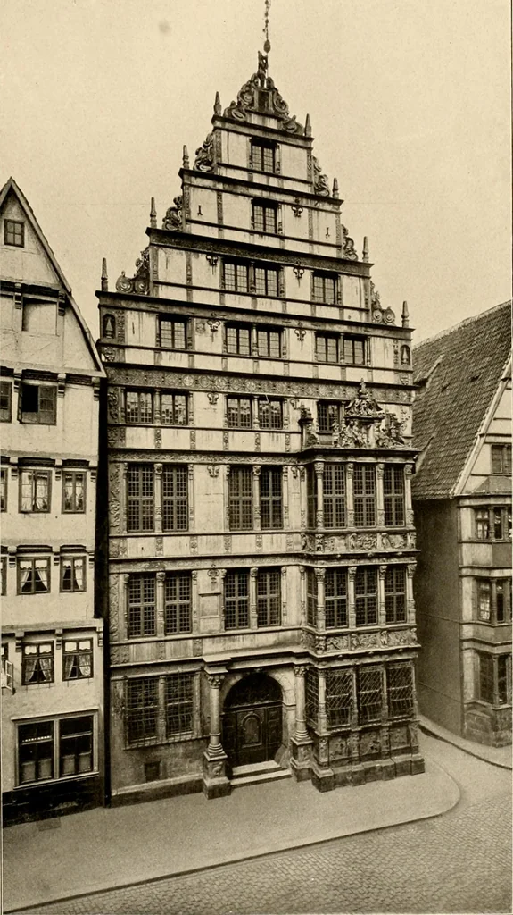 An illustration from Deutsche Baukunst des Mittelalters und der Renaissance = old German architecture, 1922, leaf 212