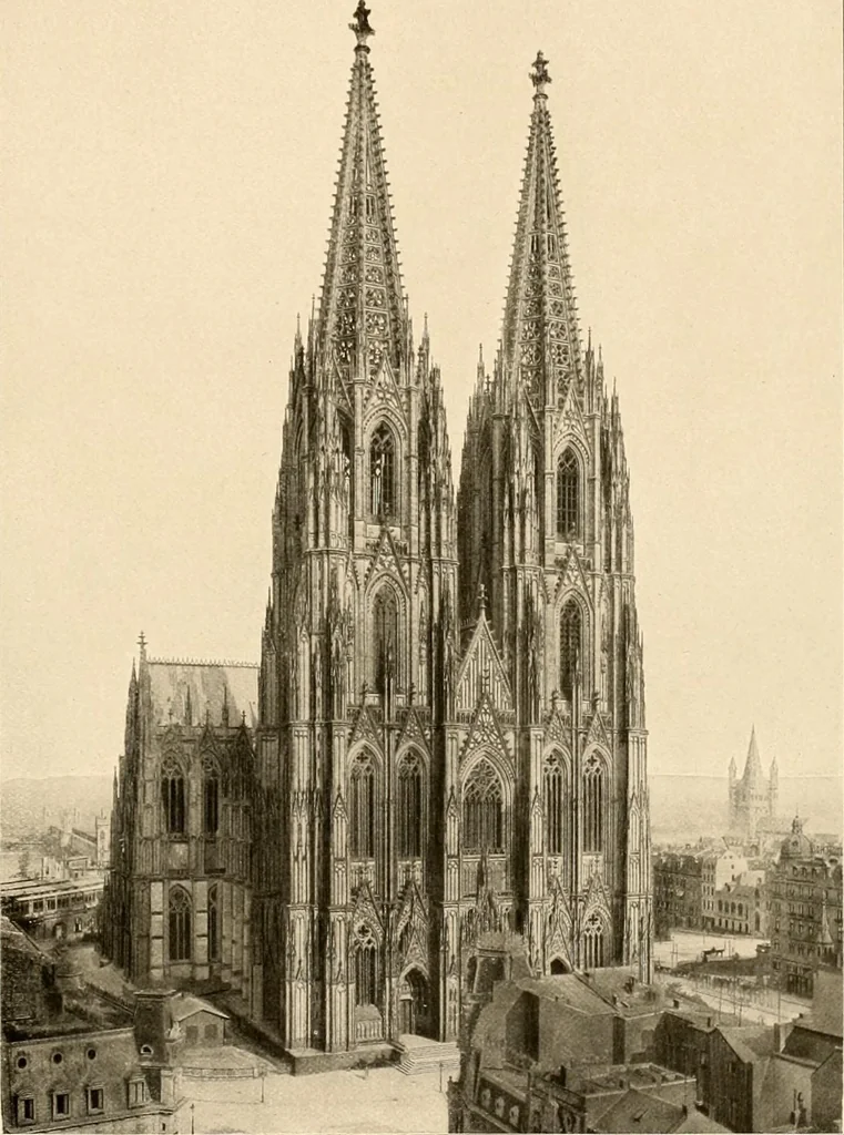 An illustration from Deutsche Baukunst des Mittelalters und der Renaissance = old German architecture, 1922, leaf 26
