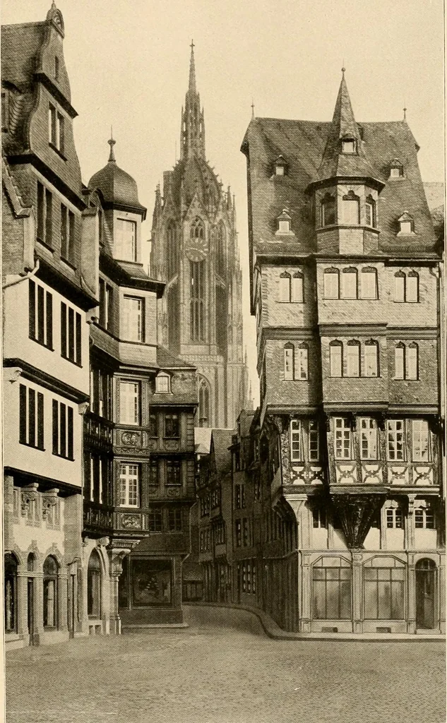An illustration from Deutsche Baukunst des Mittelalters und der Renaissance = old German architecture, 1922, leaf 44