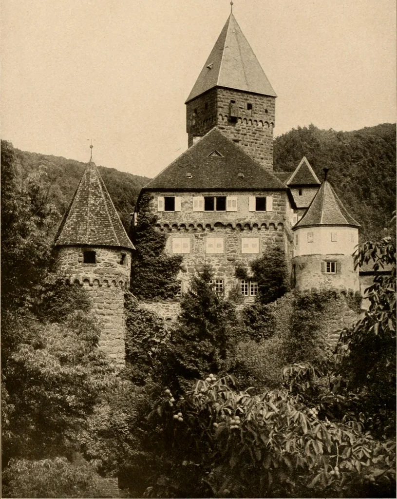 An illustration from Deutsche Baukunst des Mittelalters und der Renaissance = old German architecture, 1922, leaf 59