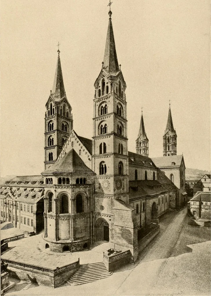 An illustration from Deutsche Baukunst des Mittelalters und der Renaissance = old German architecture, 1922, leaf 60