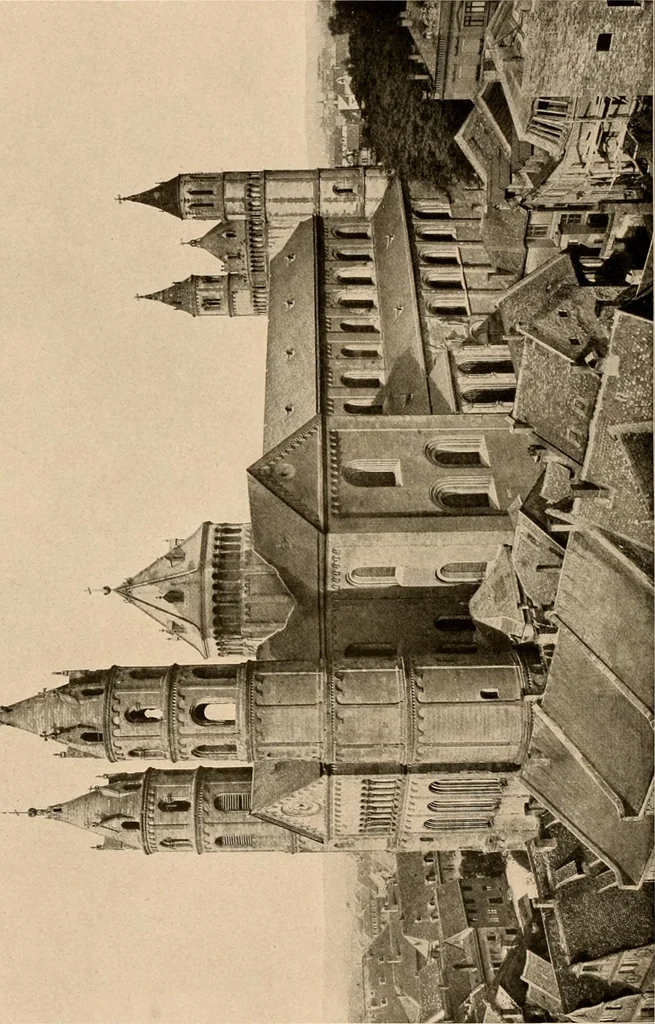An illustration from Deutsche Baukunst des Mittelalters und der Renaissance = old German architecture, 1922, leaf 63