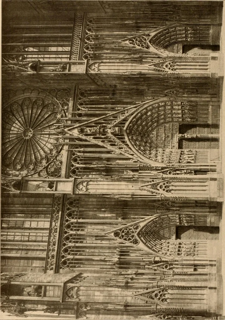 An illustration from Deutsche Baukunst des Mittelalters und der Renaissance = old German architecture, 1922, leaf 67