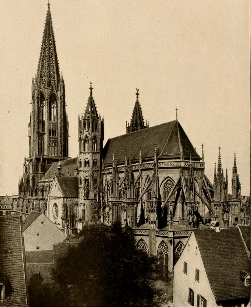 An illustration from Deutsche Baukunst des Mittelalters und der Renaissance = old German architecture, 1922, leaf 75