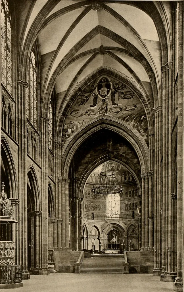 An illustration from Deutsche Baukunst des Mittelalters und der Renaissance = old German architecture, 1922, leaf 77