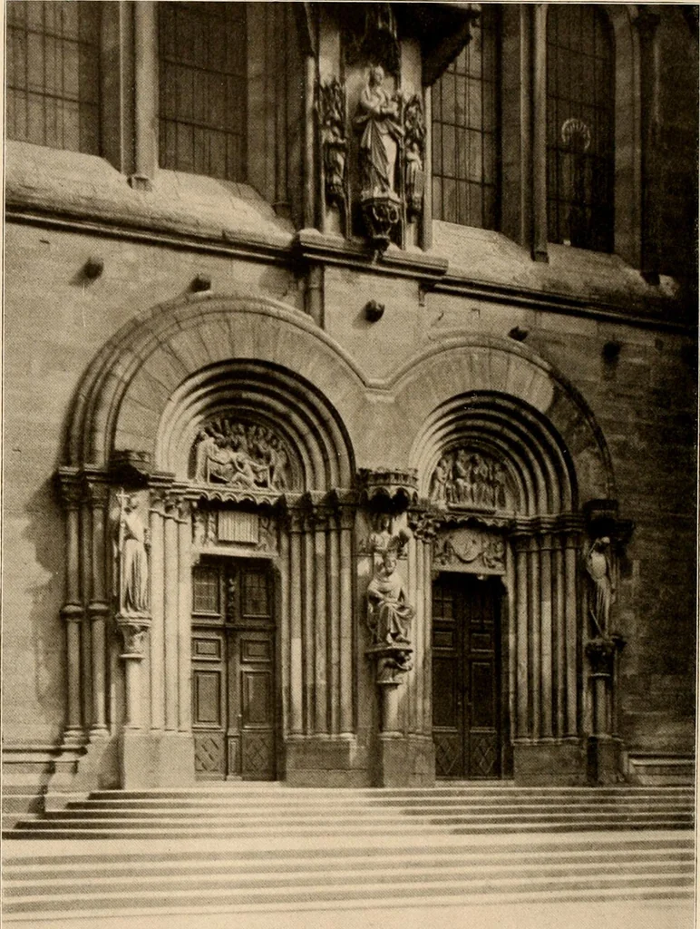 An illustration from Deutsche Baukunst des Mittelalters und der Renaissance = old German architecture, 1922, leaf 79