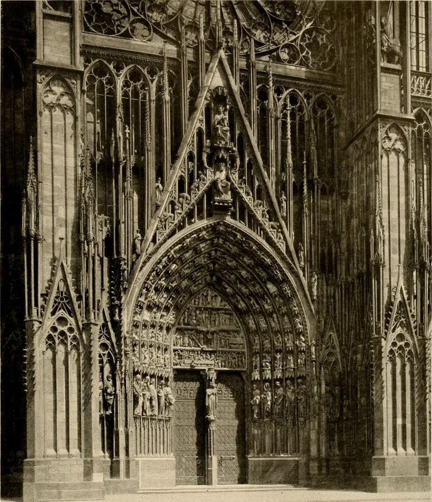 An illustration from Deutsche Baukunst des Mittelalters und der Renaissance = old German architecture, 1922, leaf 80