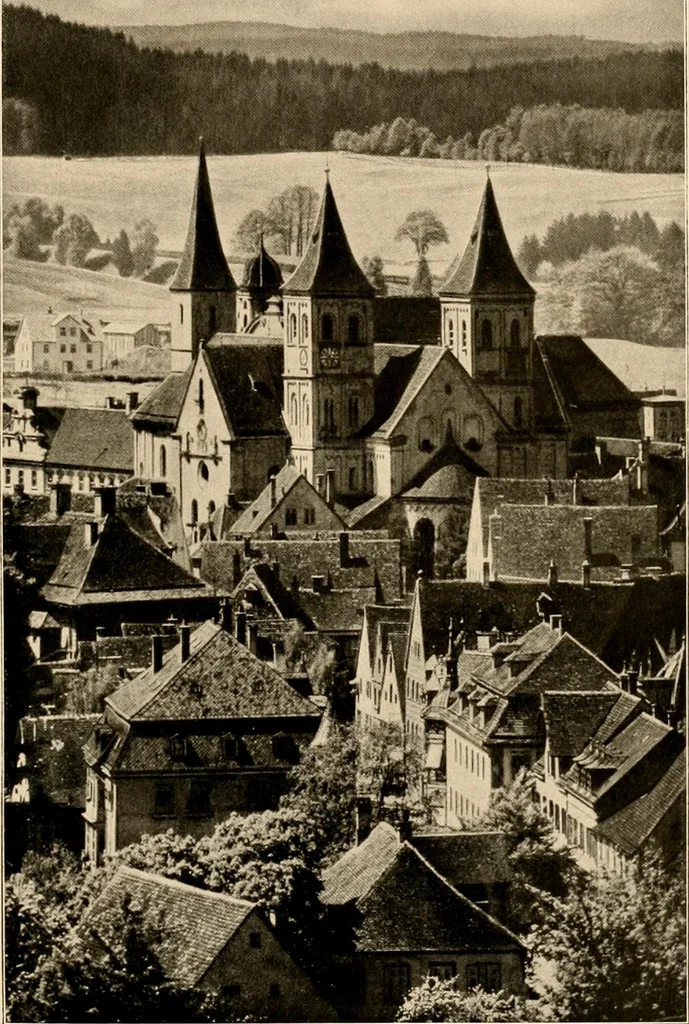 An illustration from Deutsche Baukunst des Mittelalters und der Renaissance = old German architecture, 1922, leaf 88