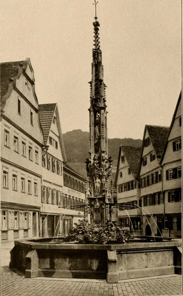 An illustration from Deutsche Baukunst des Mittelalters und der Renaissance = old German architecture, 1922, leaf 89