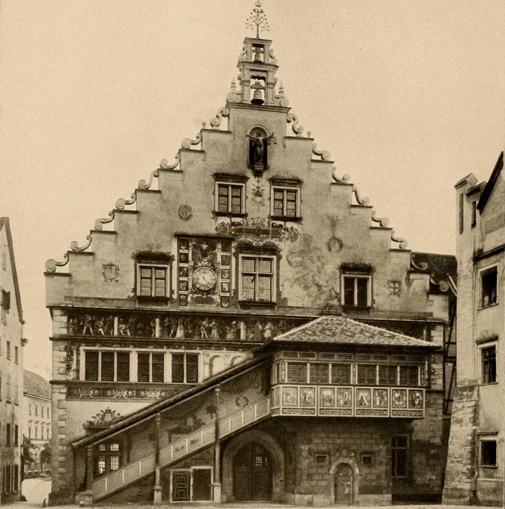 An illustration from Deutsche Baukunst des Mittelalters und der Renaissance = old German architecture, 1922, leaf 97