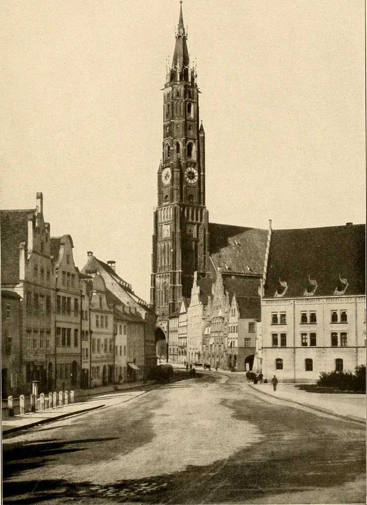 An illustration from Deutsche Baukunst des Mittelalters und der Renaissance = old German architecture, 1922, leaf 98