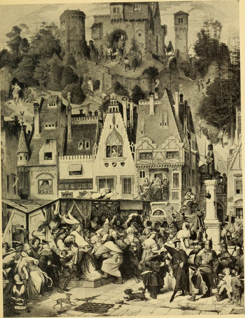An illustration from Deutsche Bilder, 1900, leaf 50