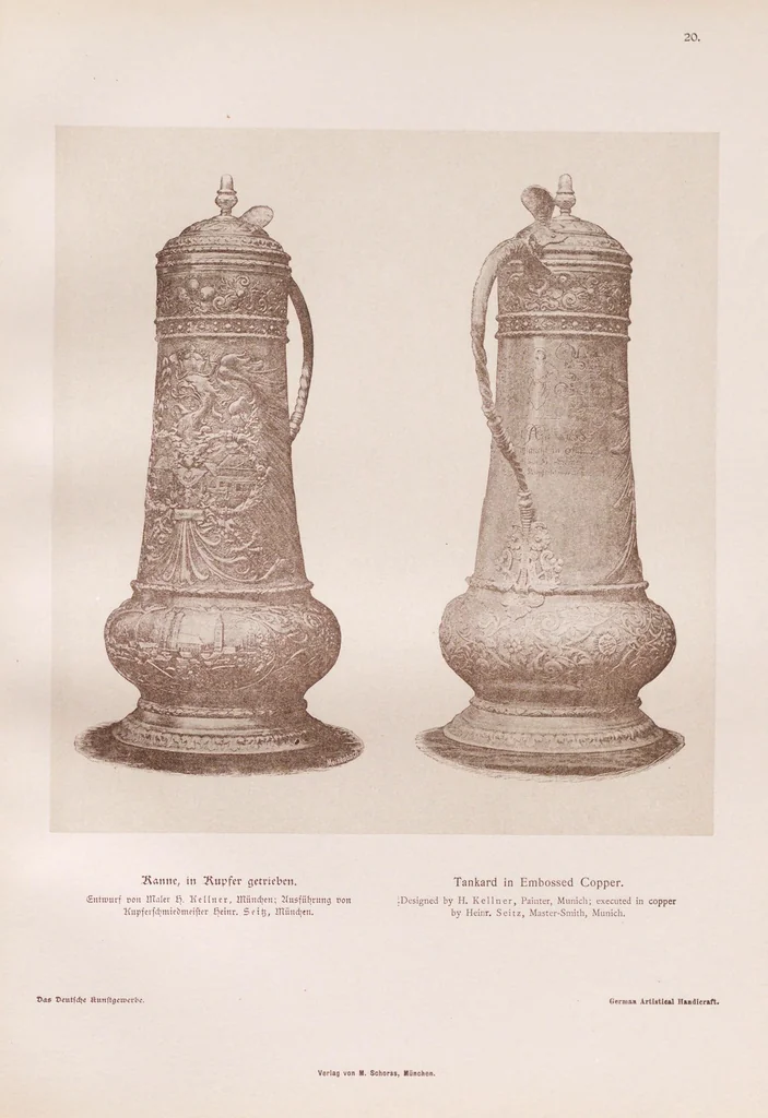 An illustration from Das deutsche Kunstgewerbe zur Zeit der Weltausstellung in Chicago, 1893., 1893, leaf 135