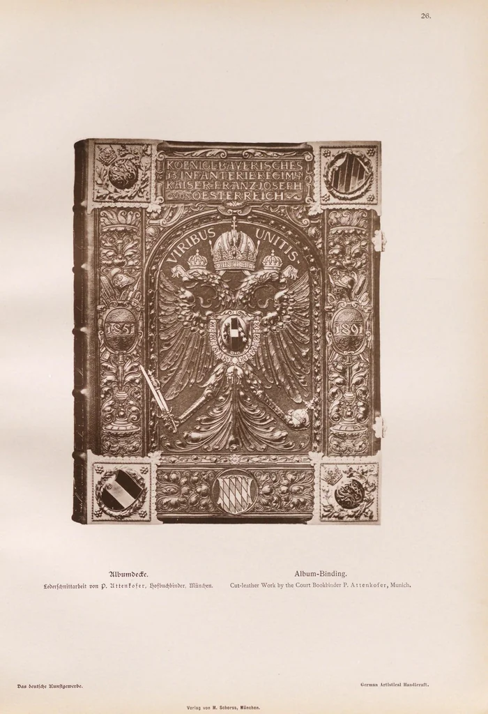 An illustration from Das deutsche Kunstgewerbe zur Zeit der Weltausstellung in Chicago, 1893., 1893, leaf 147