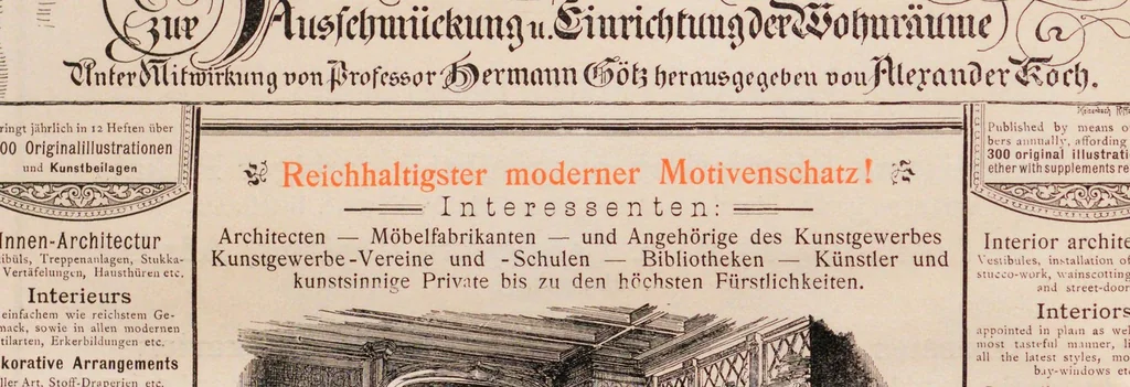 An illustration from Das deutsche Kunstgewerbe zur Zeit der Weltausstellung in Chicago, 1893., 1893, leaf 252