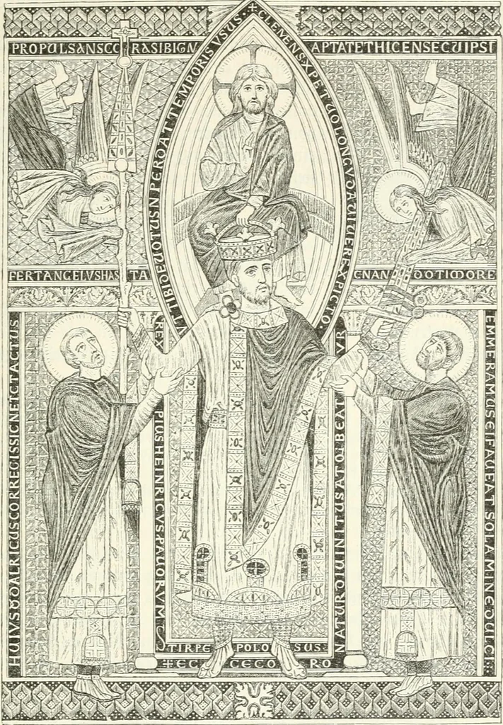 An illustration from Deutsche Kunstgeschichte, 1888, leaf 100