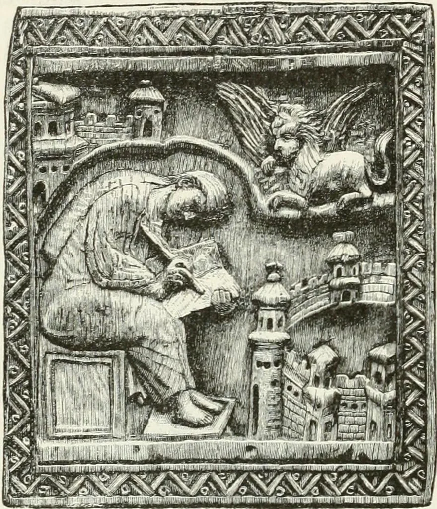 An illustration from Deutsche Kunstgeschichte, 1888, leaf 105