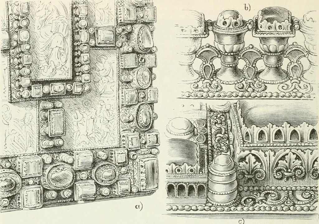 An illustration from Deutsche Kunstgeschichte, 1888, leaf 107