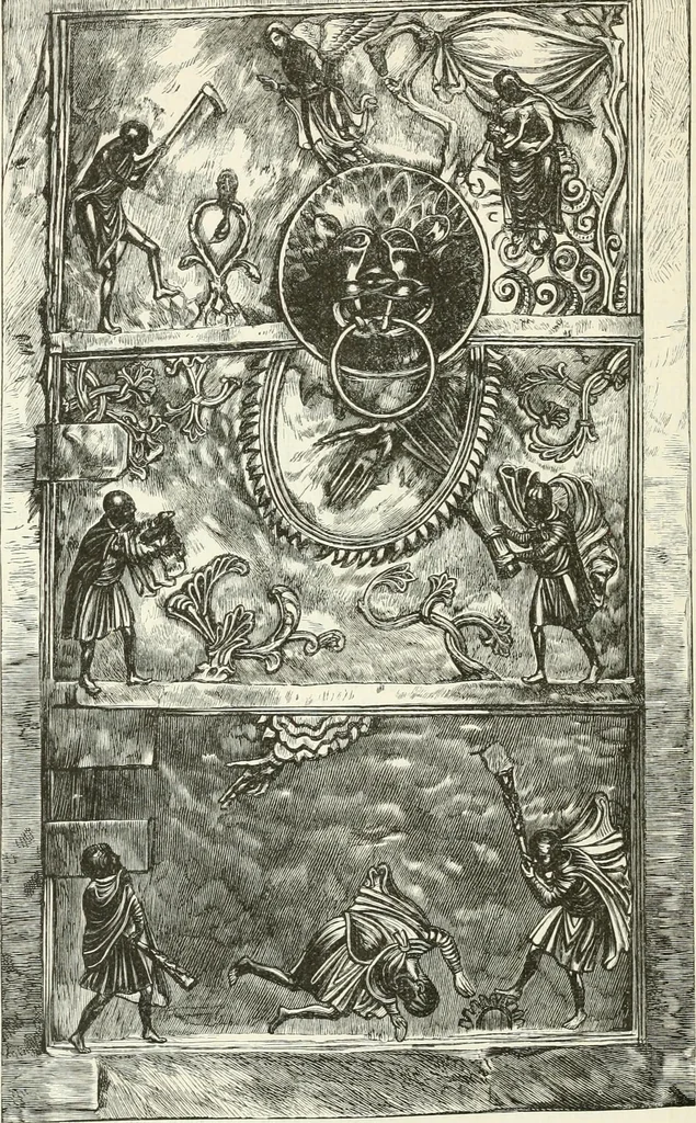 An illustration from Deutsche Kunstgeschichte, 1888, leaf 117