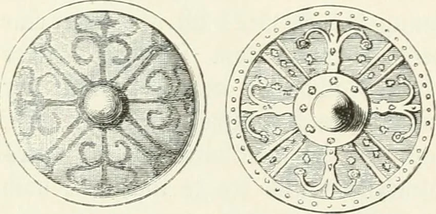 An illustration from Deutsche Kunstgeschichte, 1888, leaf 13