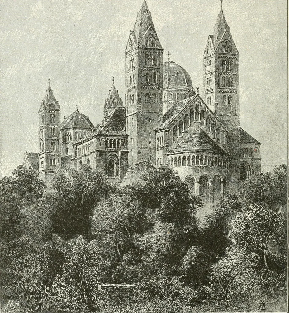 An illustration from Deutsche Kunstgeschichte, 1888, leaf 133