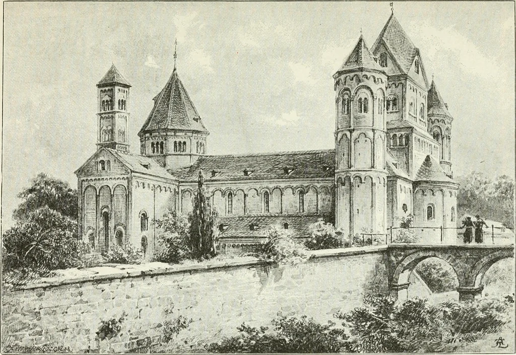 An illustration from Deutsche Kunstgeschichte, 1888, leaf 137