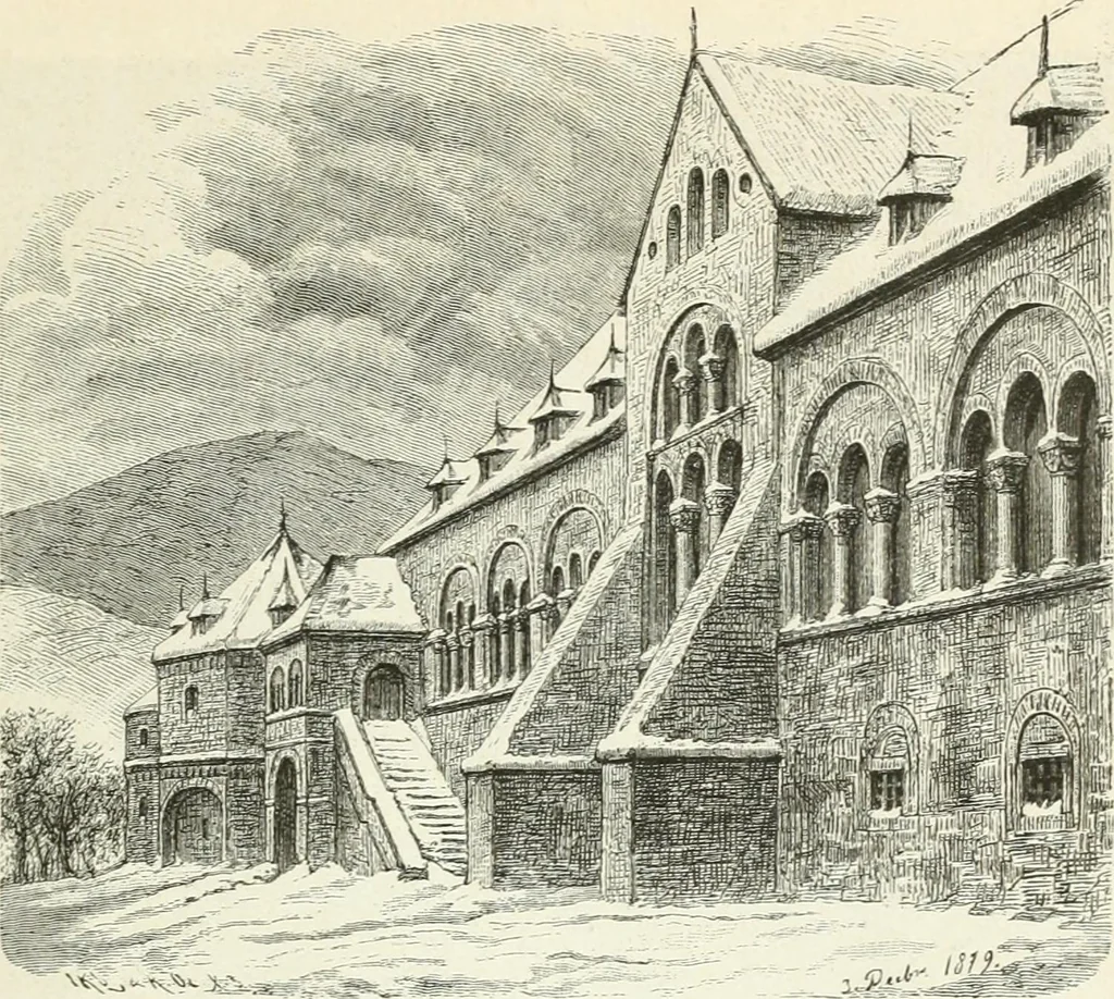 An illustration from Deutsche Kunstgeschichte, 1888, leaf 140