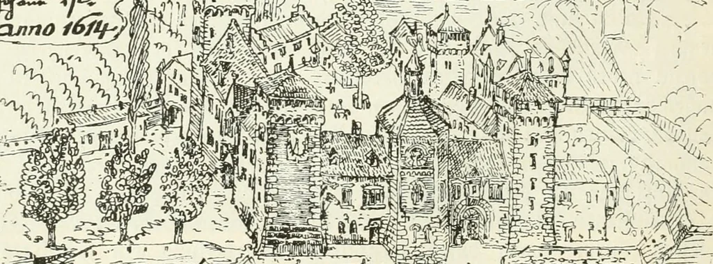 An illustration from Deutsche Kunstgeschichte, 1888, leaf 143