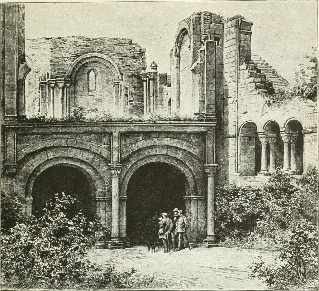 An illustration from Deutsche Kunstgeschichte, 1888, leaf 144