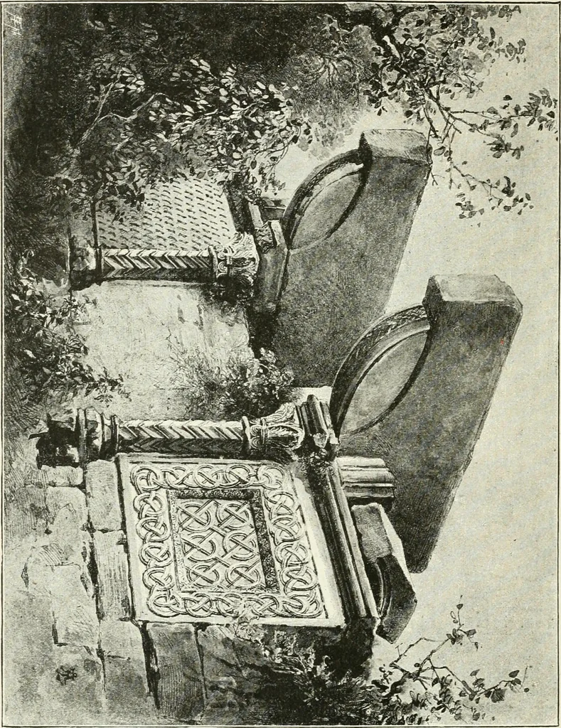 An illustration from Deutsche Kunstgeschichte, 1888, leaf 147