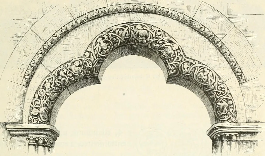 An illustration from Deutsche Kunstgeschichte, 1888, leaf 148