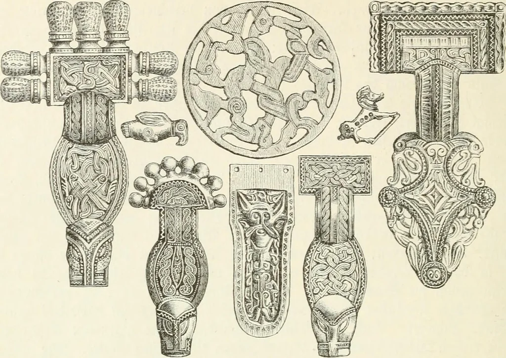 An illustration from Deutsche Kunstgeschichte, 1888, leaf 15