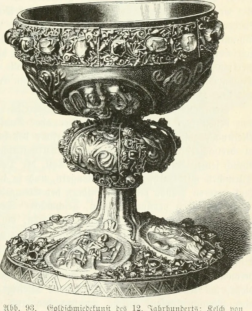 An illustration from Deutsche Kunstgeschichte, 1888, leaf 152