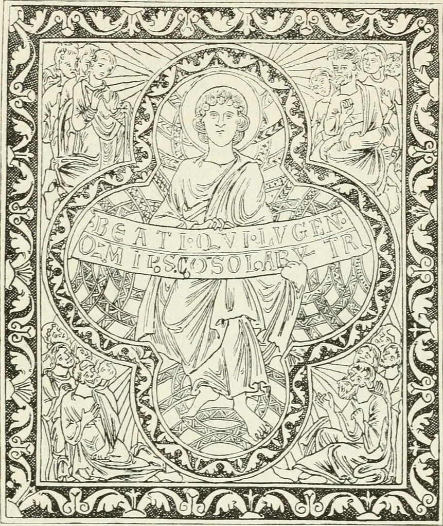An illustration from Deutsche Kunstgeschichte, 1888, leaf 159