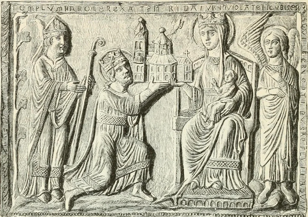 An illustration from Deutsche Kunstgeschichte, 1888, leaf 163
