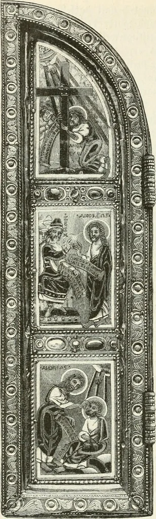 An illustration from Deutsche Kunstgeschichte, 1888, leaf 165